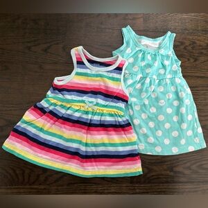0-3 month baby tank dresses (carter’s + old navy)